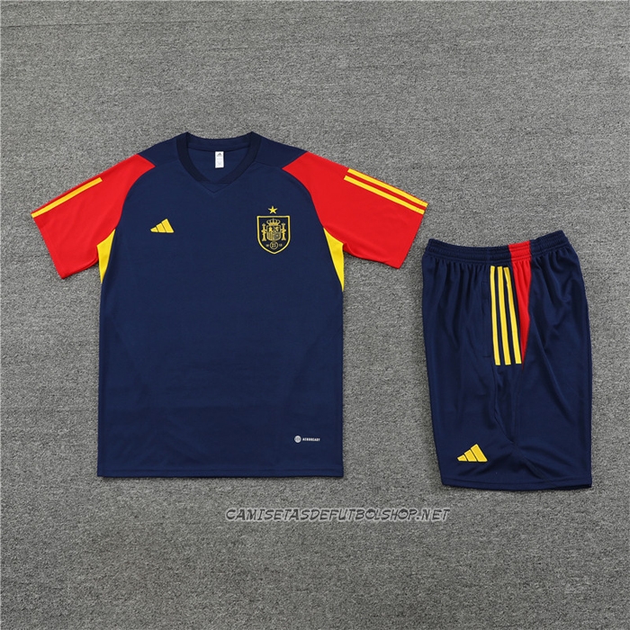 Chandal del Espana 23-24 Manga Corta Azul - Pantalon Corto